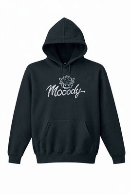 Mooody Heffie Hoodie | Front Print Highland Cow Hoodie | Baaad Flockers®