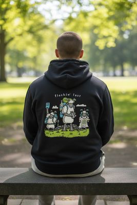 Flockin Lost | Full Zipped Hoodie | Flockers