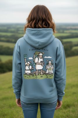 Flockin' Lost! Zoodie | Funny Walking Full Zip Hoodie | Baaad Flockers®