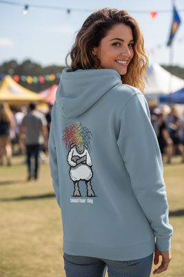 Baaad Hair Zoodie | Funny Graphic Zip Hoodie | Baaad Flockers®