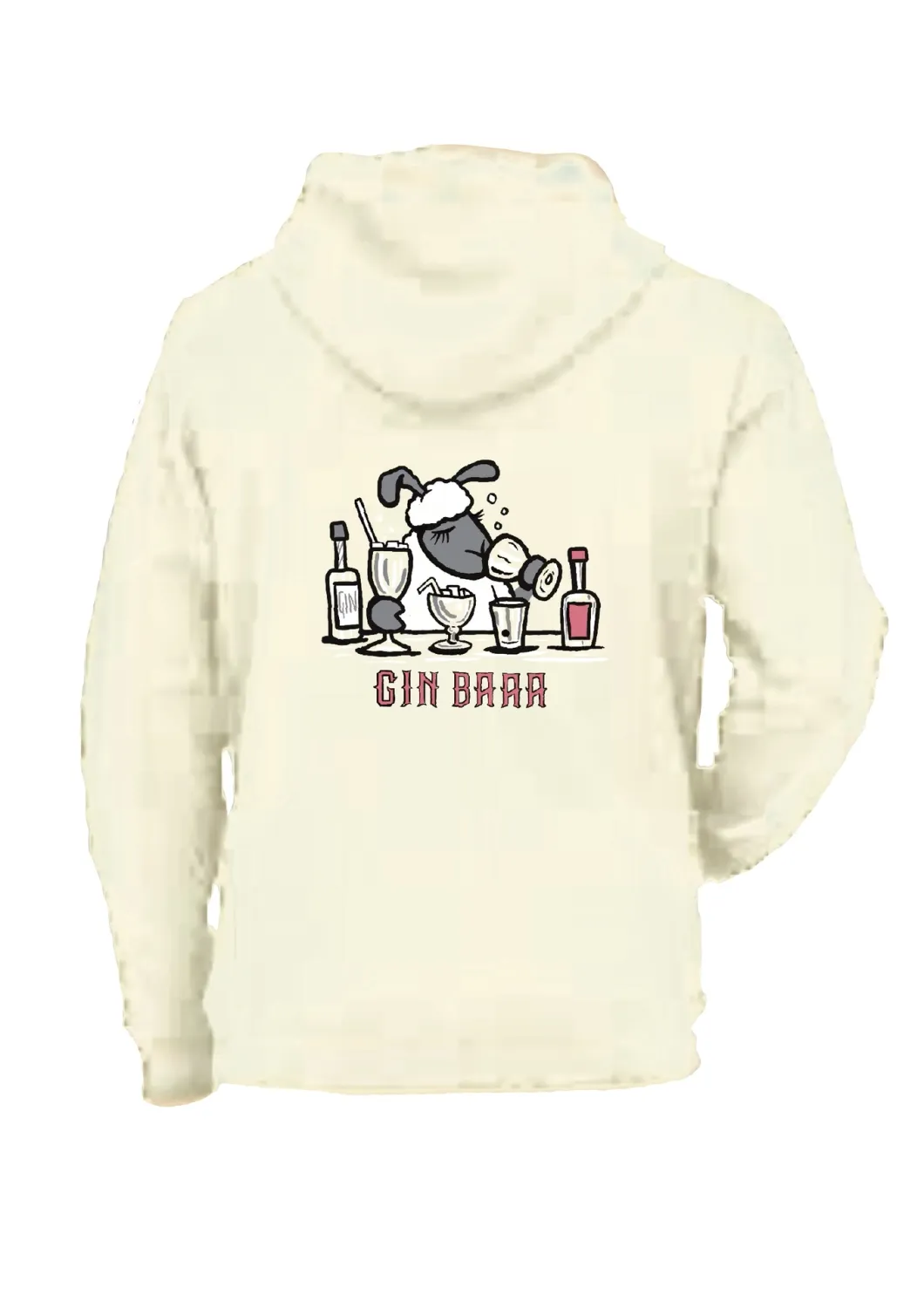 Gin Baaa | Full Zipped Hoodie | Flockers