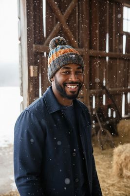 Total Bull Woolly Hat | Heavyweight Farming Pom Pom Hat | Baaad Flockers®