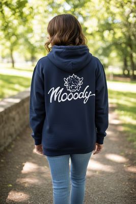 Mooody Heffie Zoodie | Highland Cow Full Zip Hoodie | Baaad Flockers®