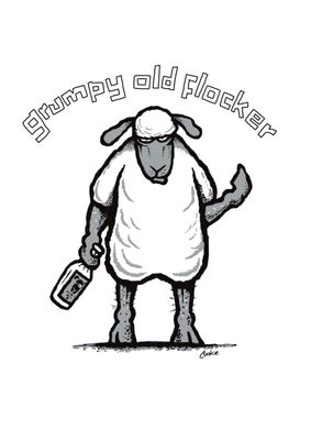 Grumpy Old Flocker Mug | Funny Gift for Dad &amp; Grandad | Baaad Flockers®
