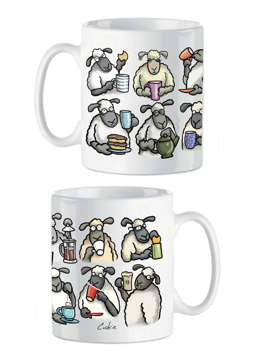 Anyone For A Cuppa Mug | Funny Tea Lover Gift | Baaad Flockers®