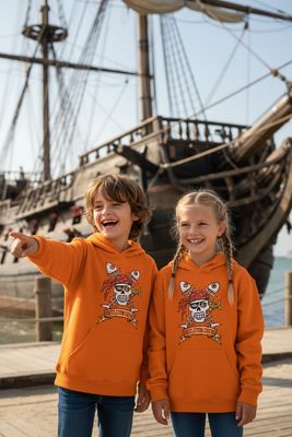 Skeleton Crew Pirate Kid’s Hoodie | Funny Kids Pirate Hoodie | Little Flockers®