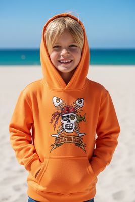 Skeleton Crew Pirate Kid’s Hoodie | Funny Kids Pirate Hoodie | Little Flockers®