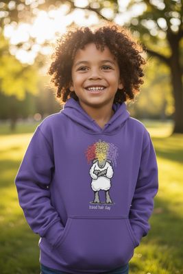 Baaad Hair Day Kids Hoodie | Funny Children’s Hoodie | Little Flockers®