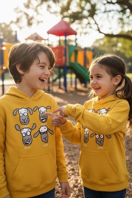 Funny Faces Kid’s Hoodie | Funny Children’s Hoodie | Little Flockers®
