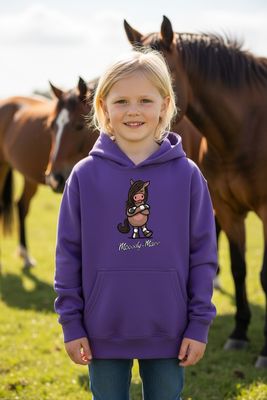 Mooody Mare Kid’s Hoodie | Funny Horse Hoodie for Kids | Little Flockers®