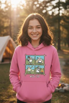Scout and About Kid’s Hoodie | Outdoor Adventure Hoodie | Little Flockers®