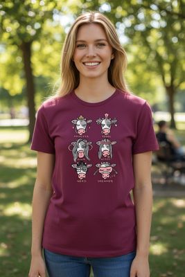 Diva Cows | Funny T-shirt | Flockers