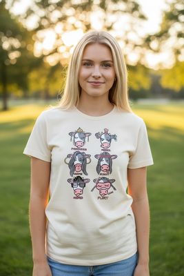 Diva Cows | Funny T-shirt | Flockers