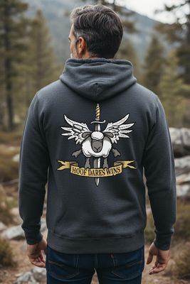 Hoof Dares Wins | Rugged Hoodie | Flockers