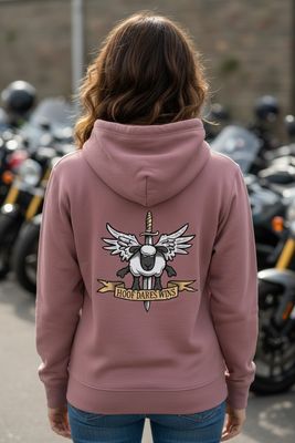 Hoof Dares Wins Zoodie Colour | Funny Outdoor Full Zip Hoodie | Baaad Flockers®