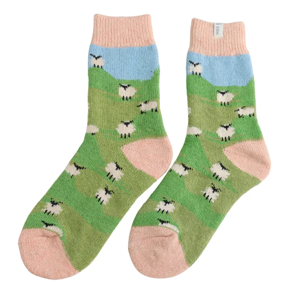 Highland Sheep Bamboo Socks | Funny Countryside Socks | Baaad Flockers®