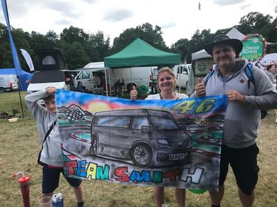 Personalised Airbrushed Flags by Cookie | 6ft x 3ft VW &amp; Festival Flags