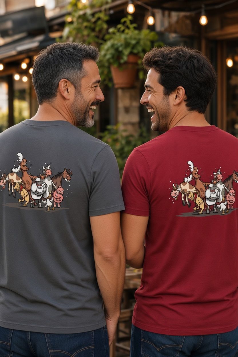 Flockers Make You Laugh Unisex T-Shirt | Funny British Graphic Tee | Baaad Flockers®