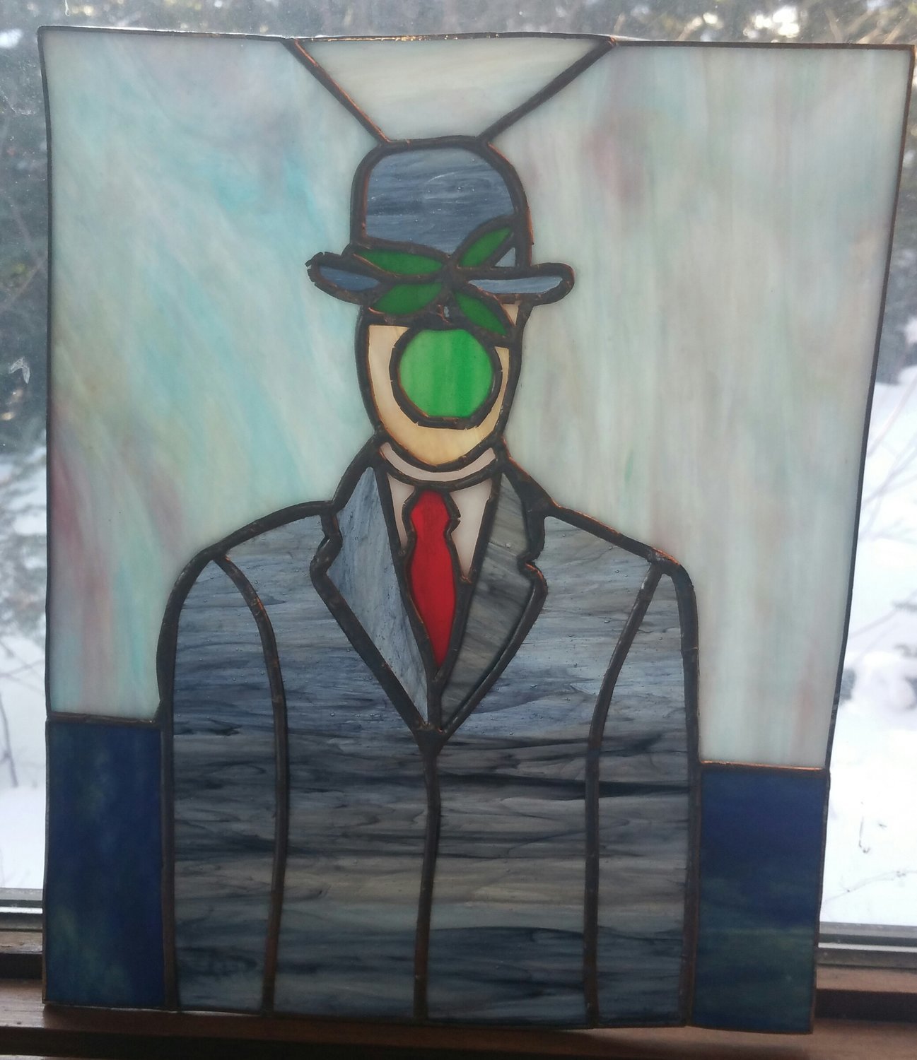 The Son of Man - after Rene Magritte