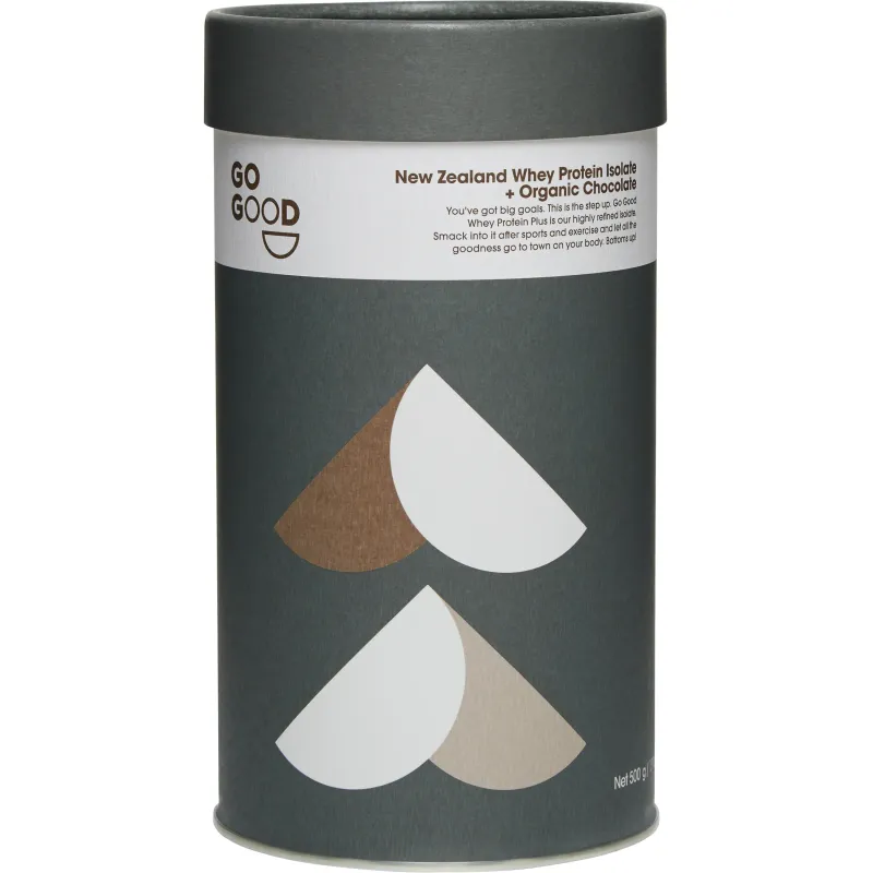 Go Good Whey Protein Isolate + Organic Chocolate 1kg (33 servings)