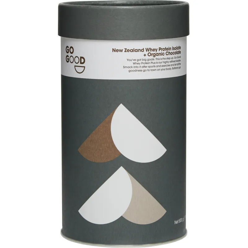 Go Good Whey Protein Isolate + Organic Chocolate 500g (16 servings)