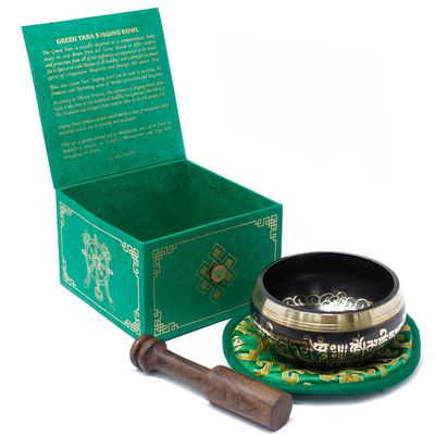Green Tara Misa Dźwiekowa 10cm - Zielona