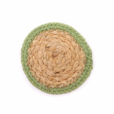 Zestaw 4x Naturalnych Podkładek z Juty i Bawełny 10 cm