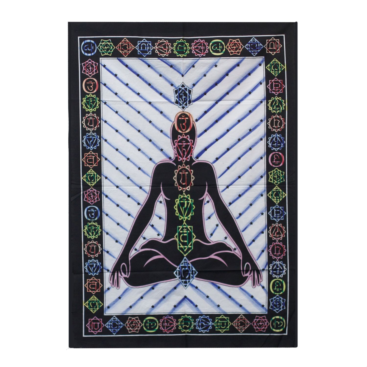 Bawełniana tkanina Ozdobna 115cm x 75cm - Medytacja