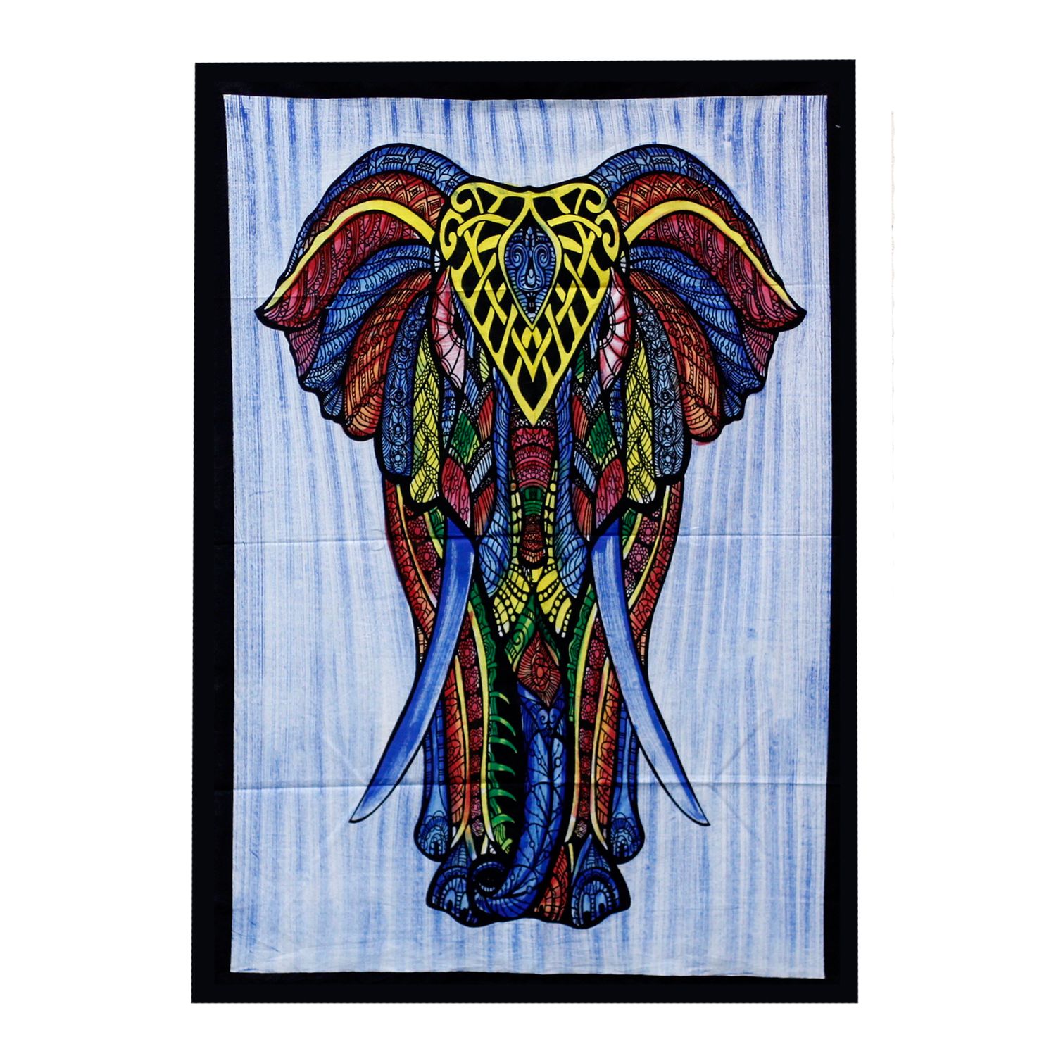 Bawełniana tkanina Ozdobna 115cm x 75cm -Słoń