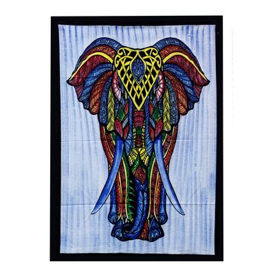 Bawełniana tkanina Ozdobna 115cm x 75cm -Słoń