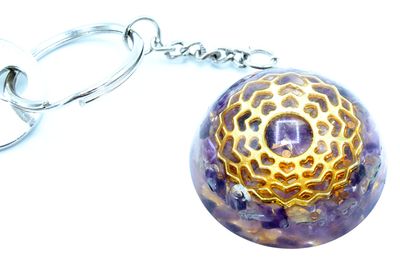 Brelok z Orgonitem - Ochrona Domu - Mandala Serca
