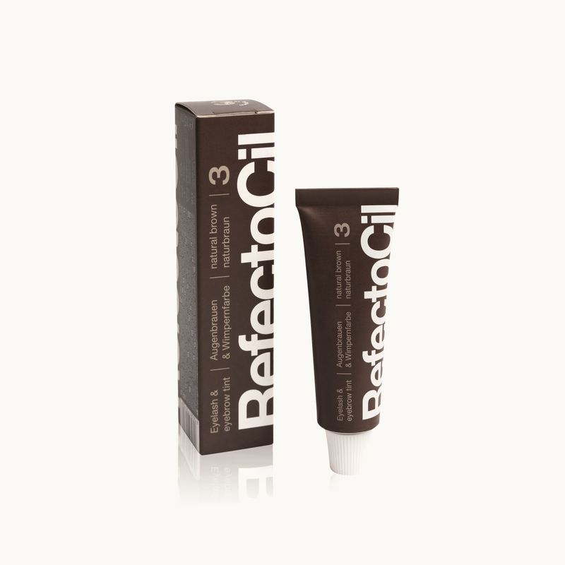 RefectoCil naturbraun Wimpern-/Augenbrauenfarbe Nr.3