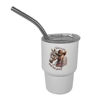 3oz Double Wall Stainless Steel Tumbler