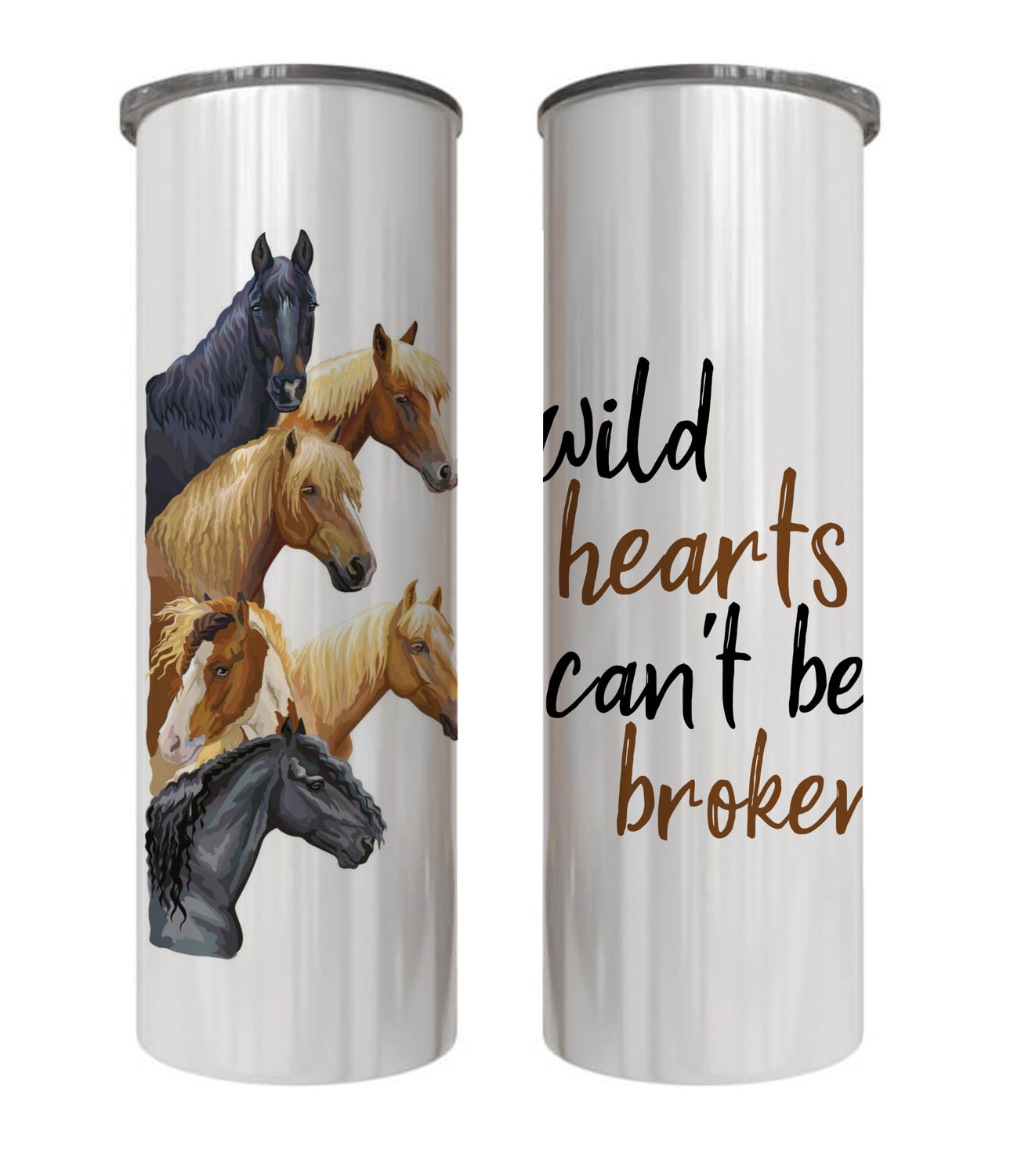 Equestrian Double Wall Tumbler – 20oz Stainless Steel