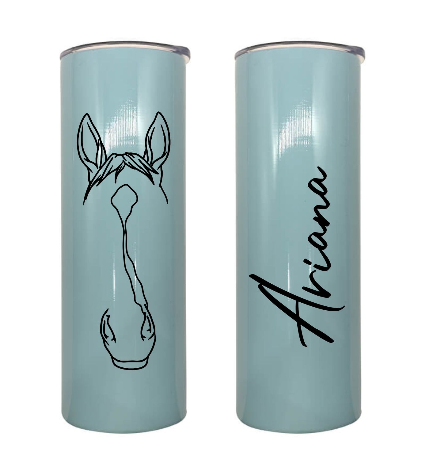 Equestrian Double Wall Tumbler – 20oz Stainless Steel