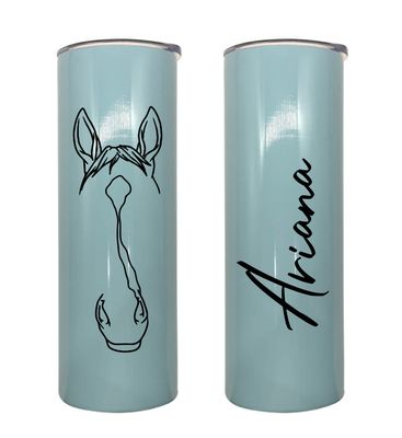 Equestrian Double Wall Tumbler – 20oz Stainless Steel