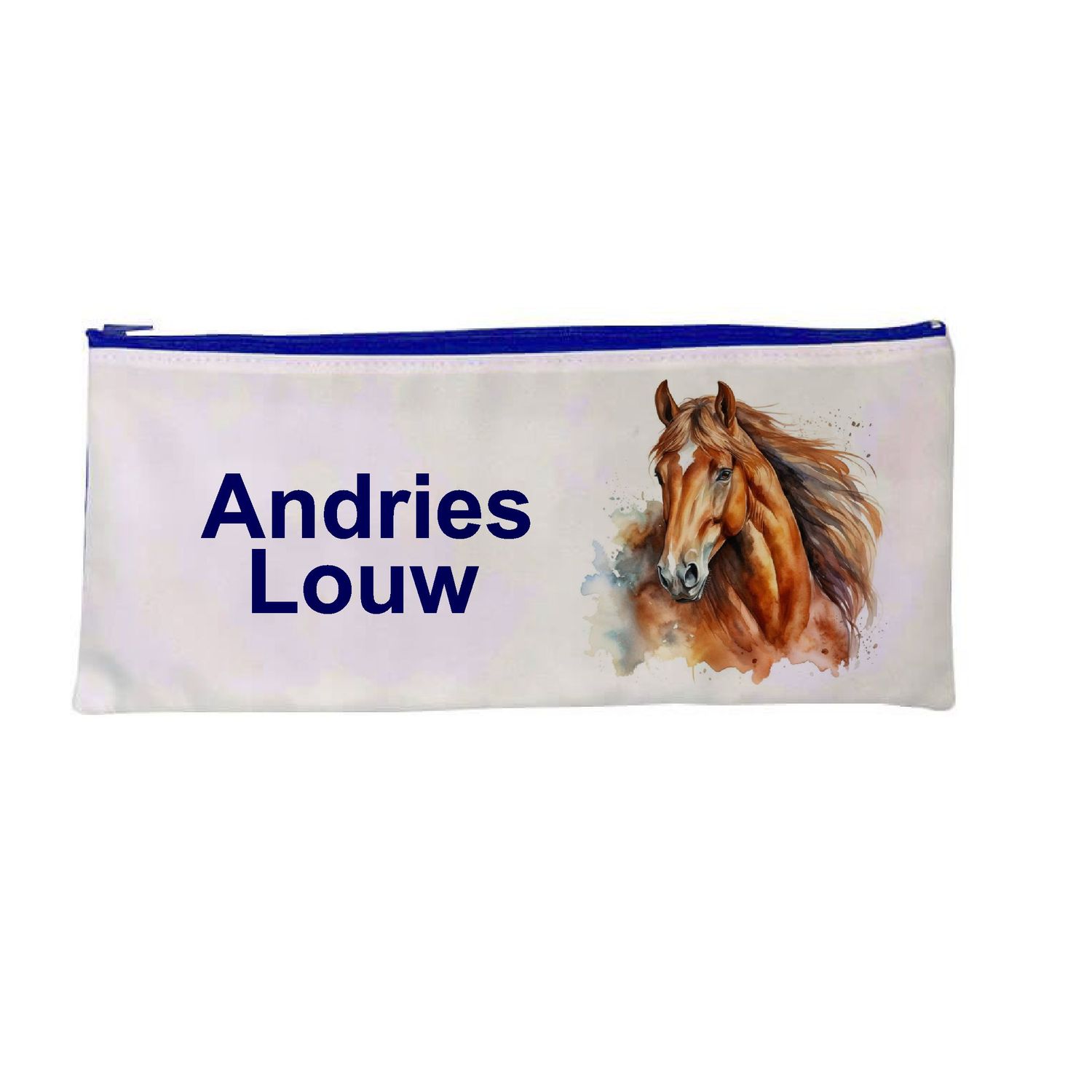 Large Equestrian Pencil Bag