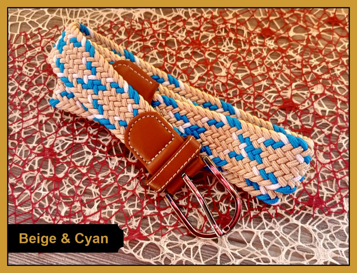 Multicolor Striped Equestrian Adjustable Belt