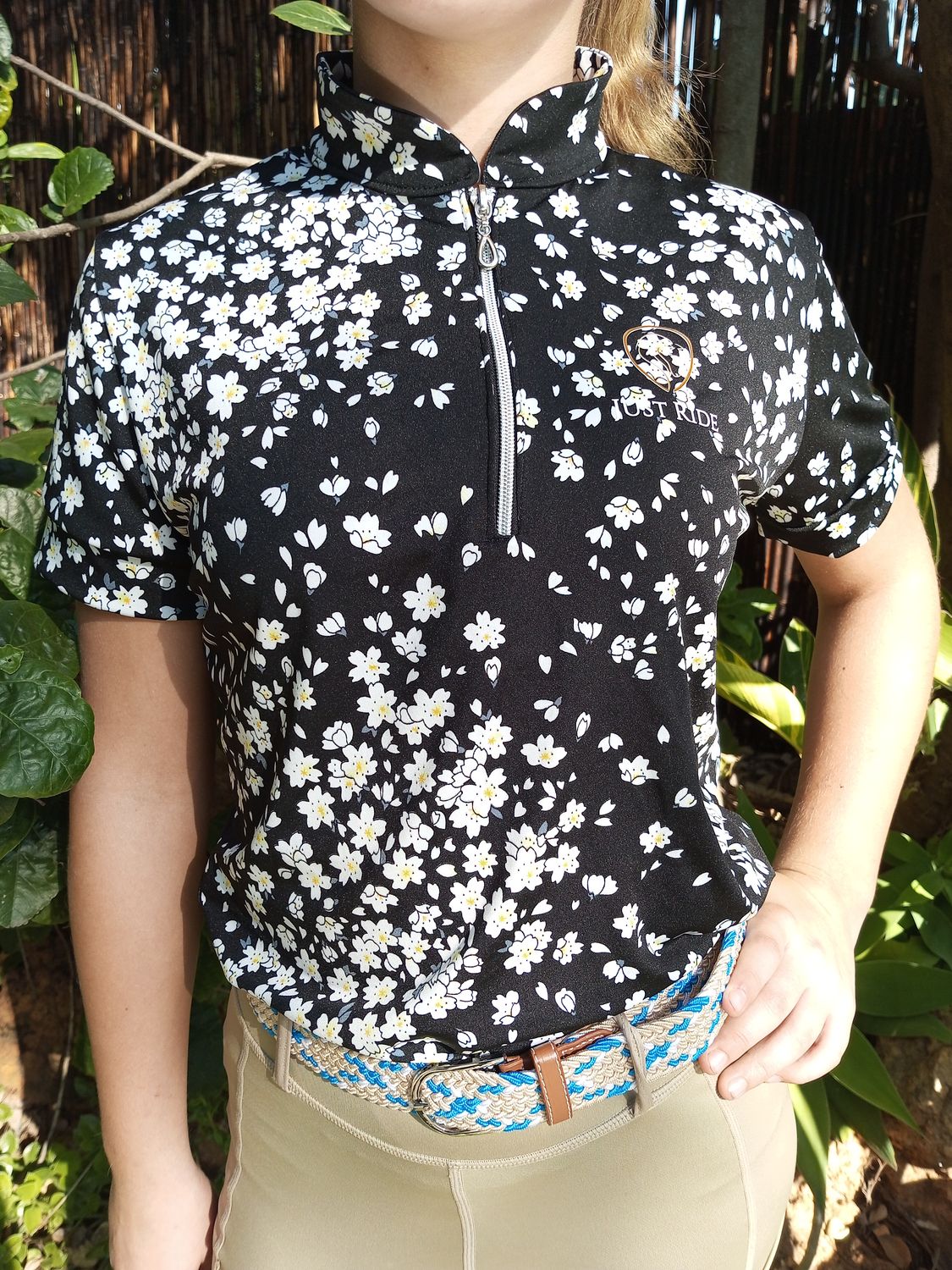 Children Custom Equestrian Short Sleeve without Panel Riding Shirts