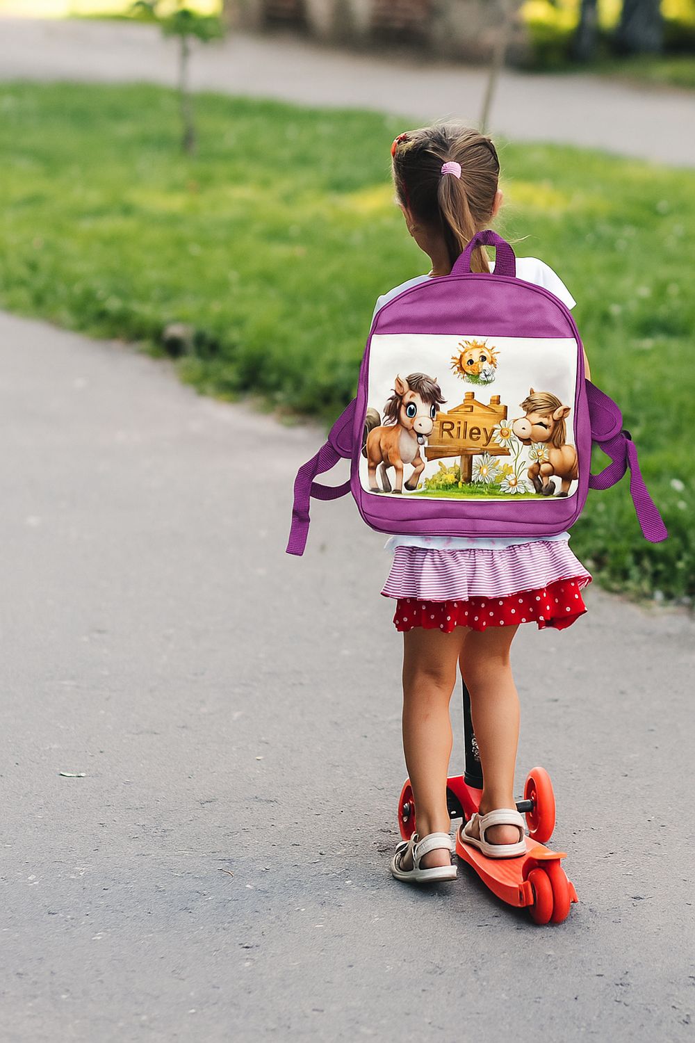 Personalized Pony Backpack for Kids