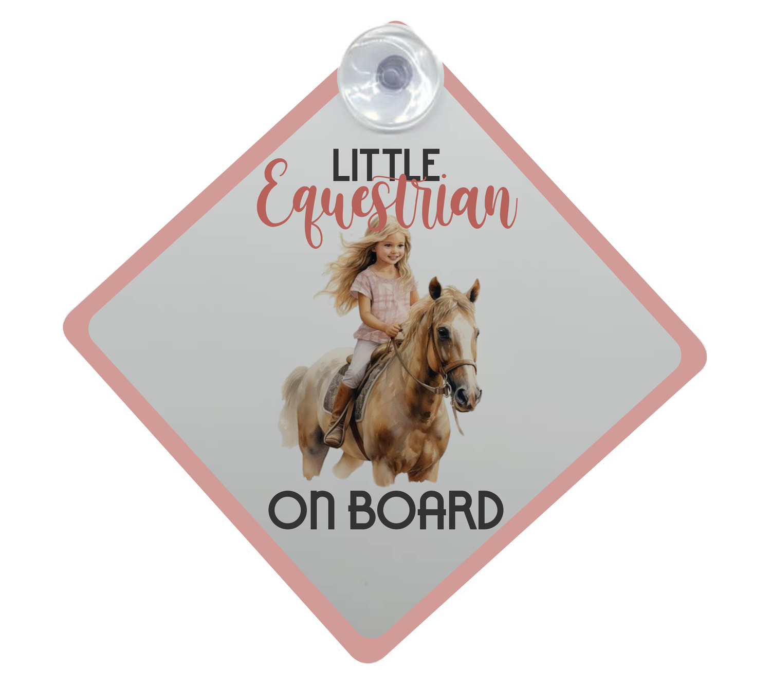 Little Horse Lover On Board Decal