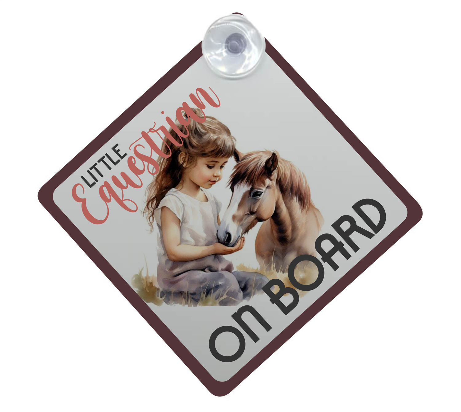Little Horse Lover On Board Decal