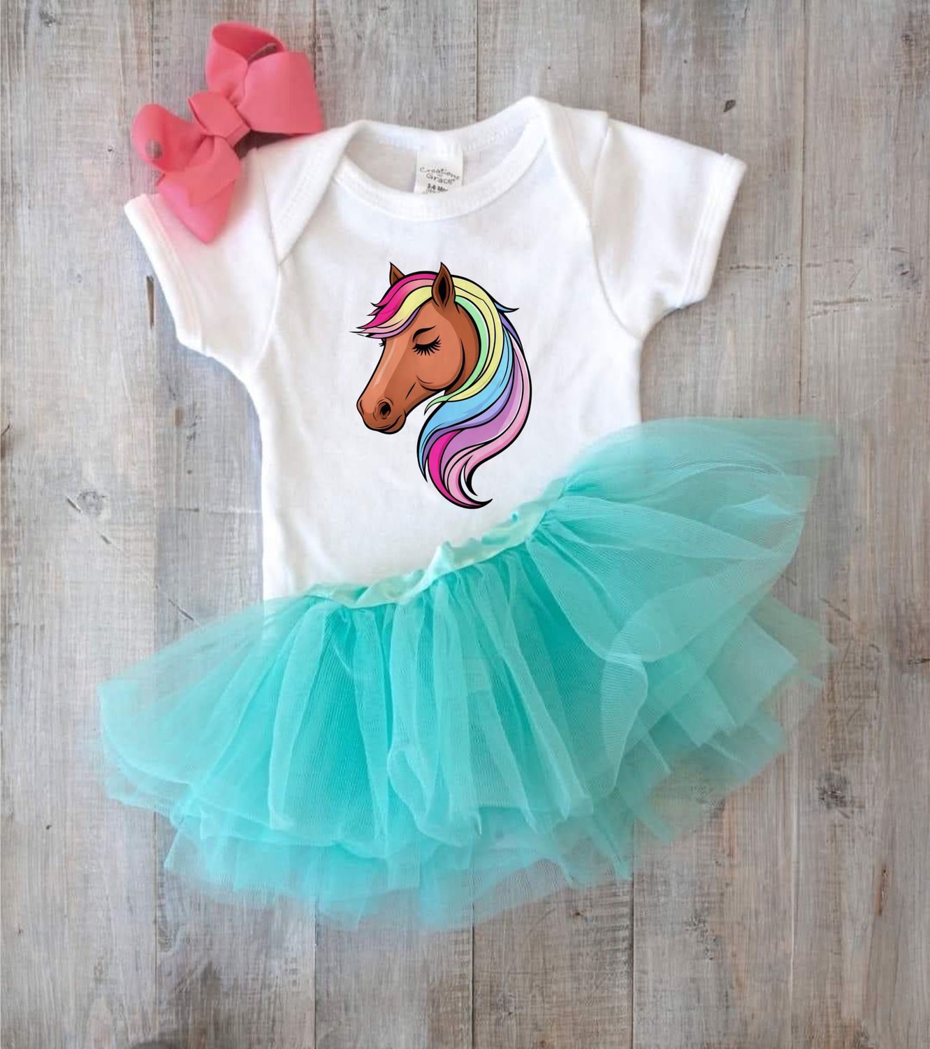 Equestrian Baby Grow