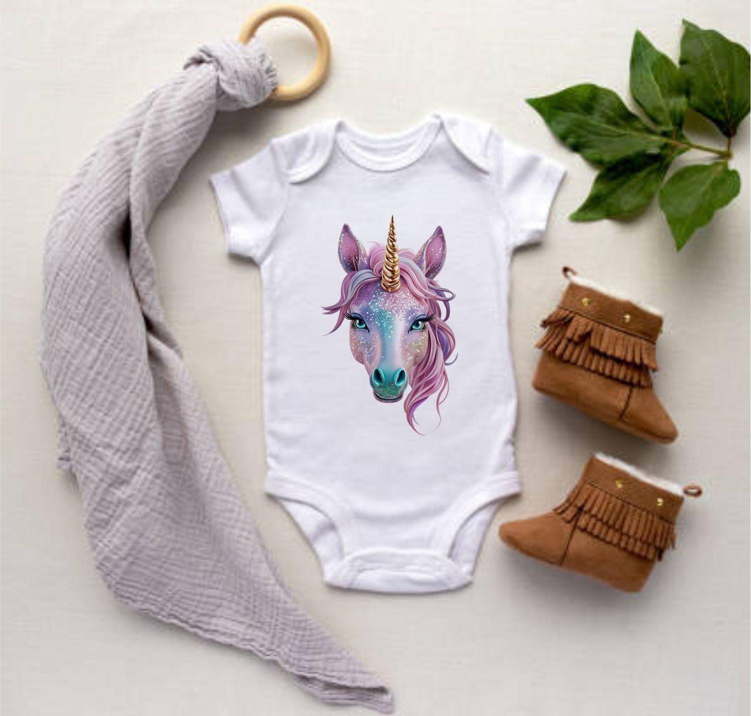 Equestrian Baby Grow
