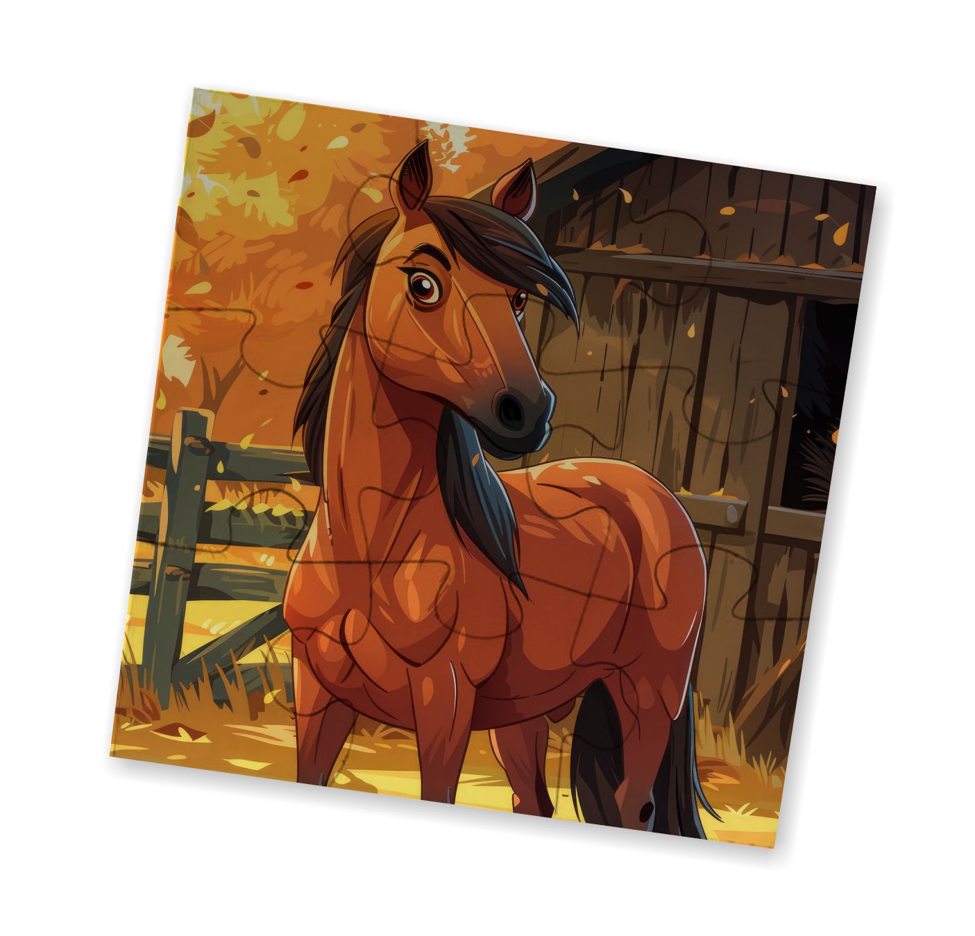Equestrian-Themed MDF Puzzles