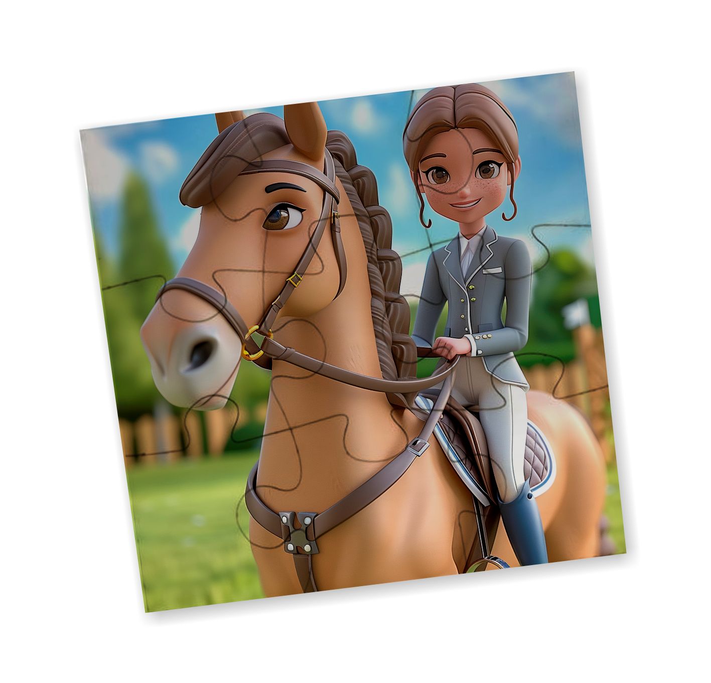 Equestrian-Themed MDF Puzzles