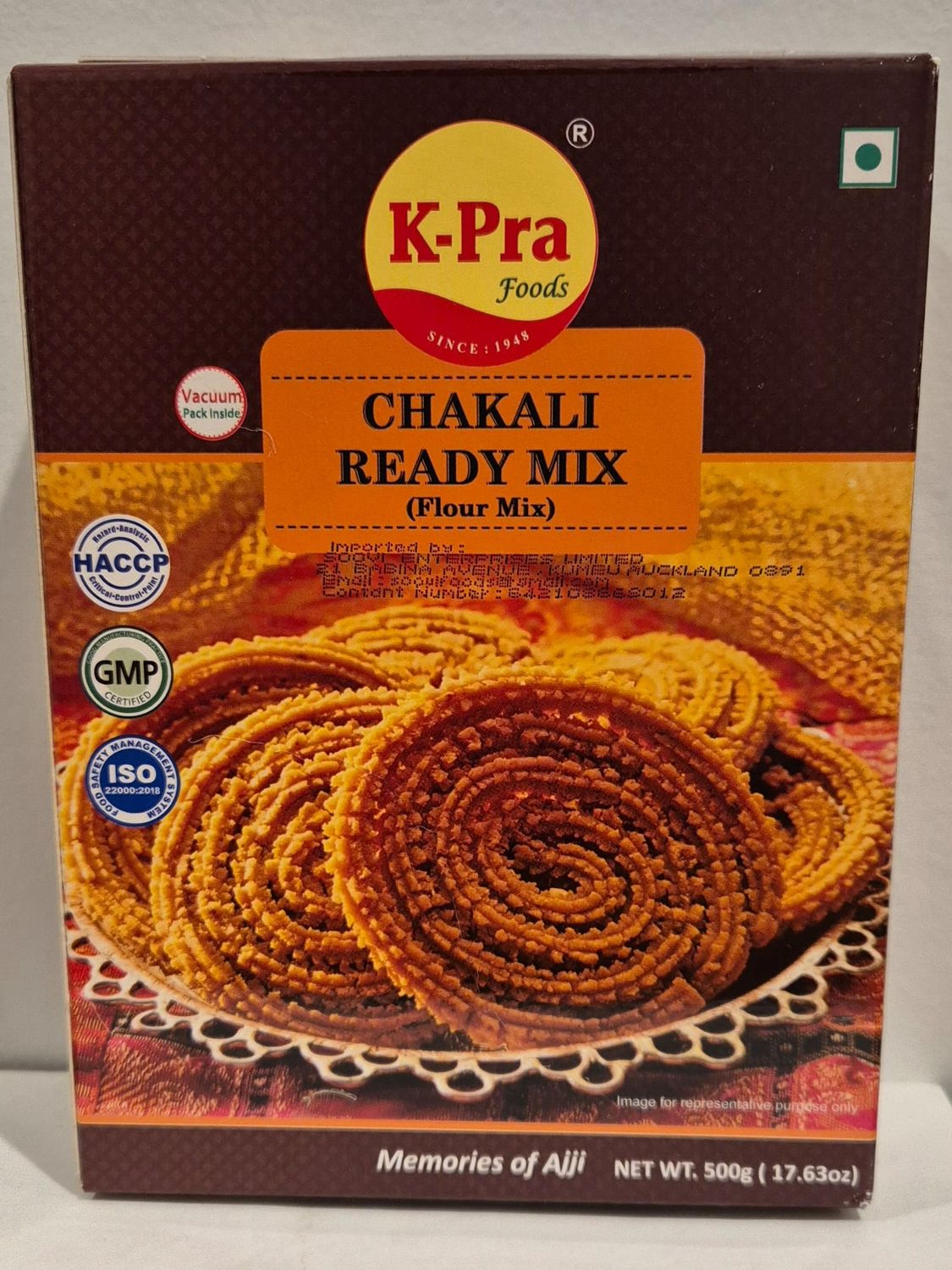 Kpra Chakli Bhajni