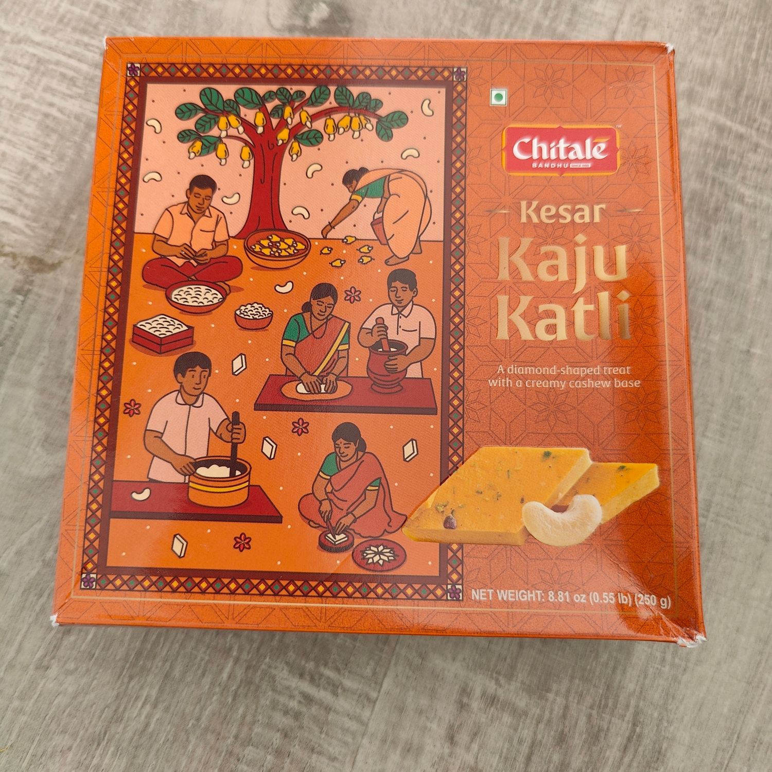 Kesar Kaju Katli