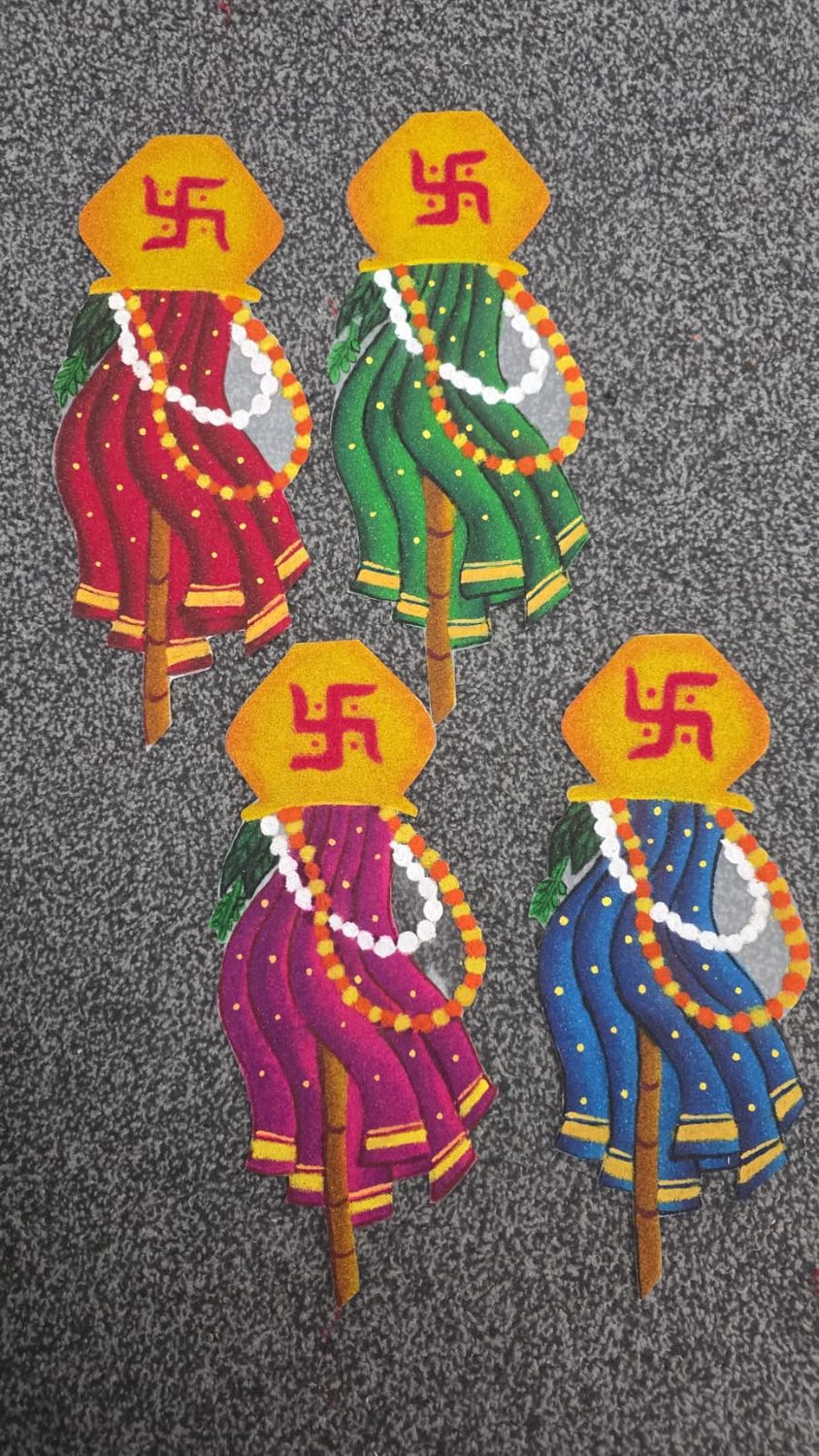 ​10.5 inches Rangoli