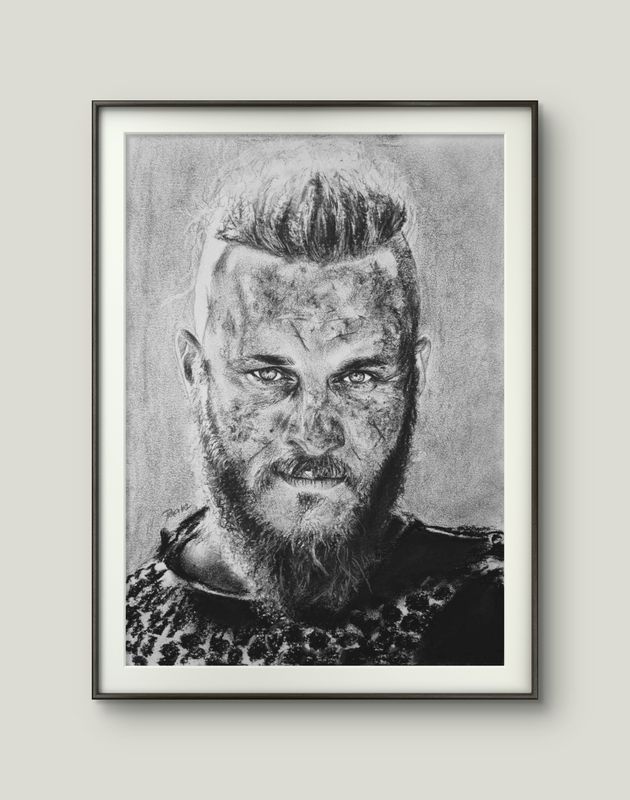 Print Ragnar from Vikings